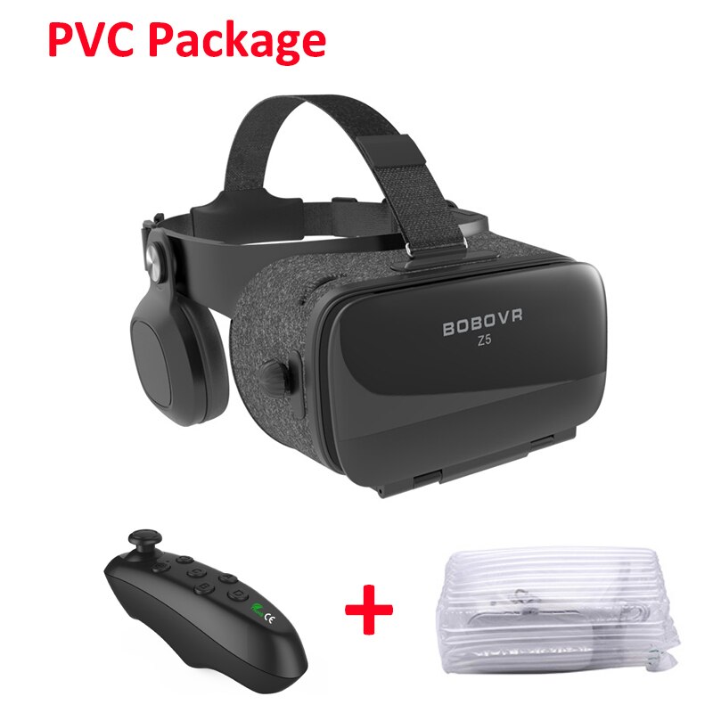 Bobo Bobovr Z5 Casque VR Virtuelle Realität Gläser 3D Brille Headset Helm Für Smartphone Clever Telefon Viar Fernglas Video Spiel: VR mit ControllerA