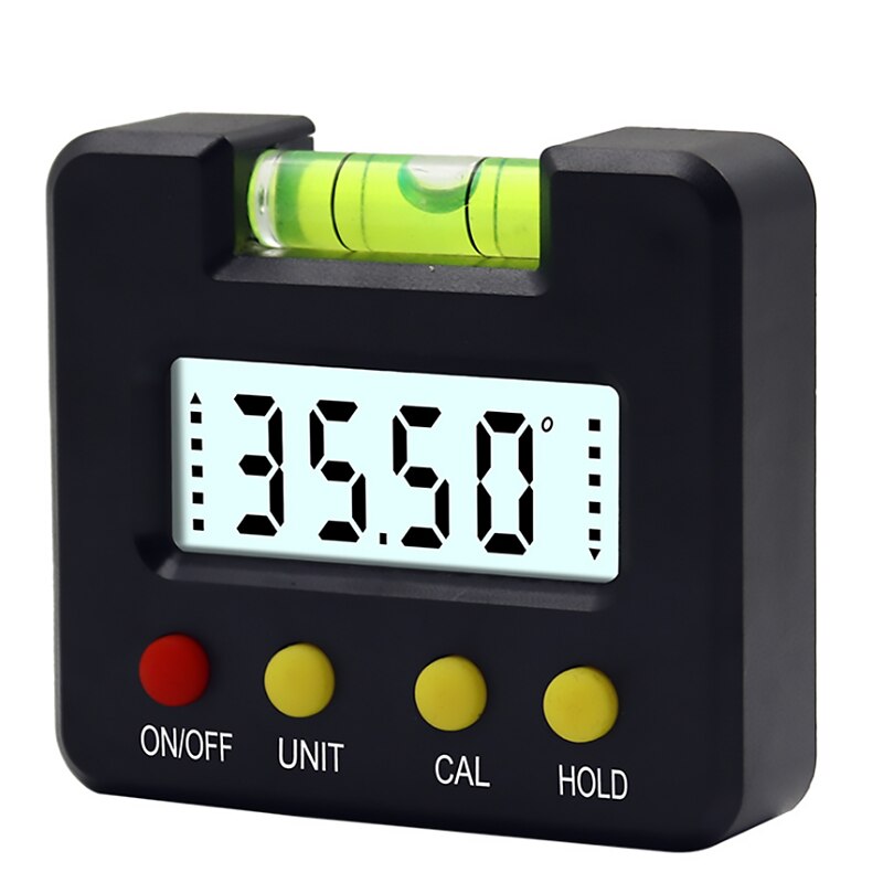 Mini Digital Level Protractor digital display electronic Angle rulerwith tape level bubble angle meter angle gauge level