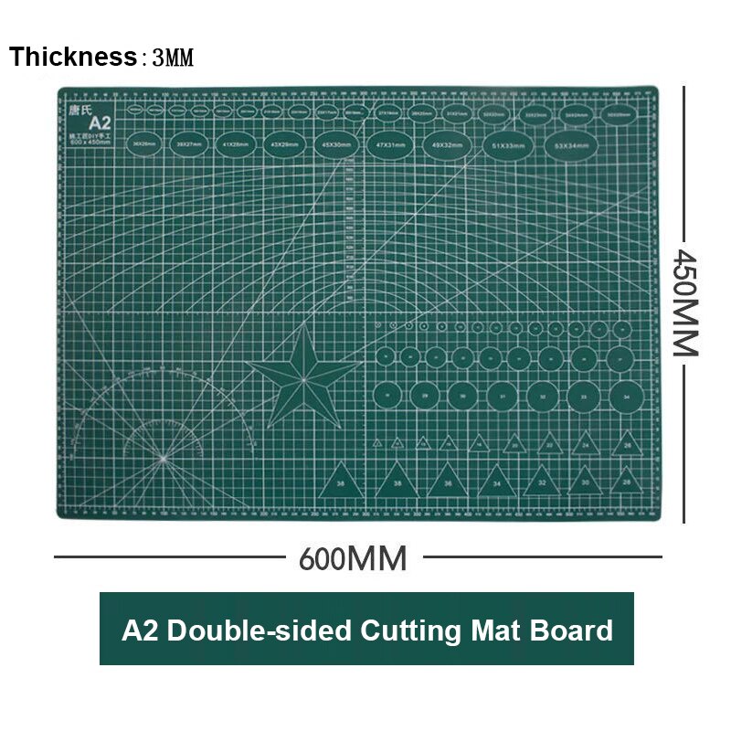 A2 A3 A4 A5 PVC Cutting Mat Pad Patchwork Cut Pad A3 Patchwork Tools Manual DIY Tool Cutting Board Double-sided Self-healing