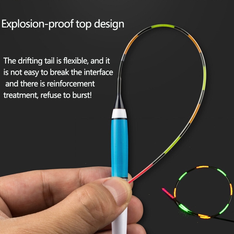 Smart Fishing Float Bite Alarm Fish Bite Intelligent Bait LED Light Color Change Automatic Night Electronic Changing Buoy Strike