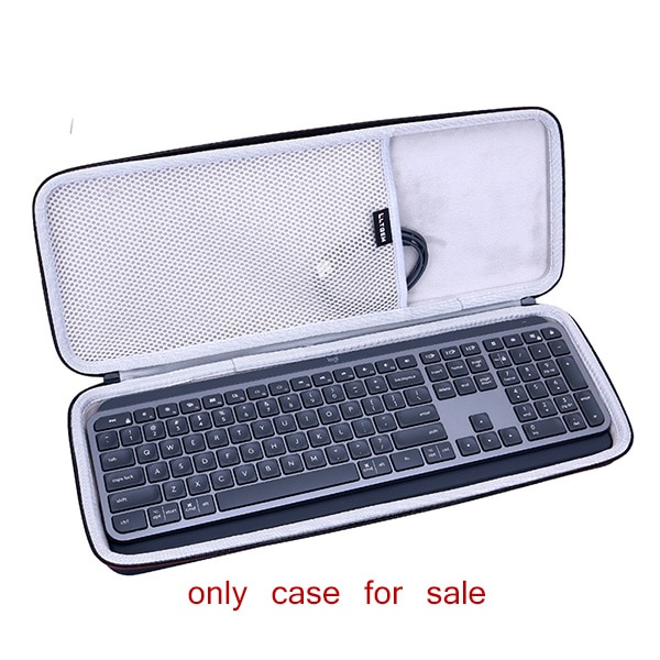 LTGEM-funda rígida EVA para Logitech MX teclas, teclado iluminado inalámbrico avanzado: Default Title