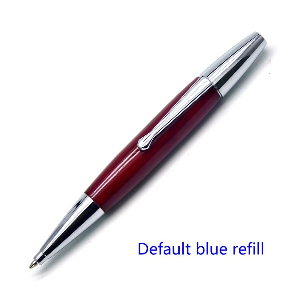 Guoyi A227 wooden ballpoint pen learning office school stationery luxury hotel business pen: Pen - Blue ink