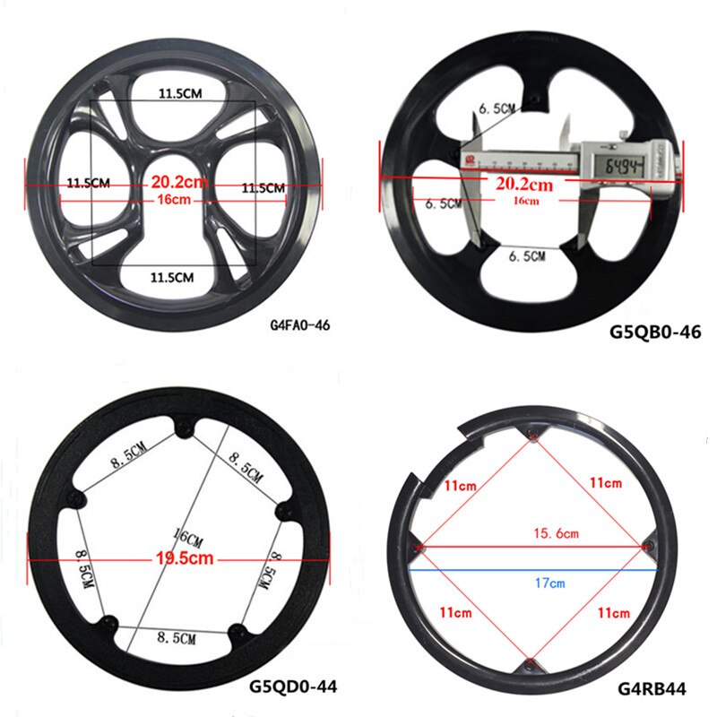 MTB 42T- 44 -46T-48T-52T Kunststoff Kette Rad Abdeckung Kette Schutz ring Kurbel Griff Universal Schützen Kappe Kurbel Platte