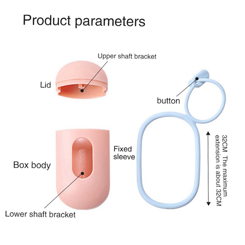 Pet Trash Bag Pick Up Bag Set Trash Box Portable Toilet Bag Box Clean Up Bags Holder Carrier Garbage Plastic Bags