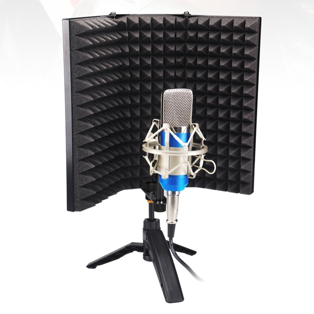 Recording Studio Wind Screen Microphone Windshield Microphone Soundproof Screen Sound Noise Cover Noise Prevention System