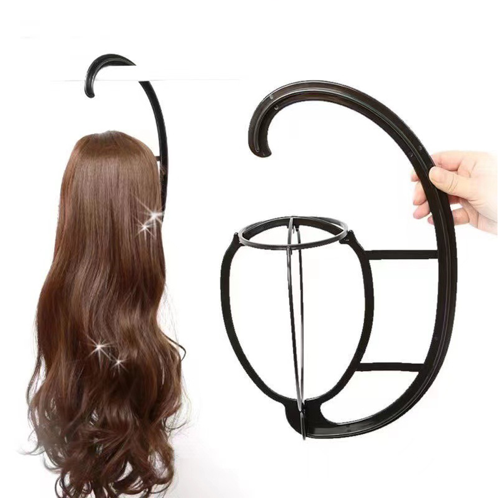 Multiple Wig Stand Holder Hanging Hair Extensions Wigs Accessories Organizer Storage Solution for Beauty Care