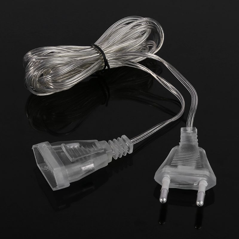 3m Power Extension Cable Plug Extender Wire For LED String Light Christmas LightsDropship