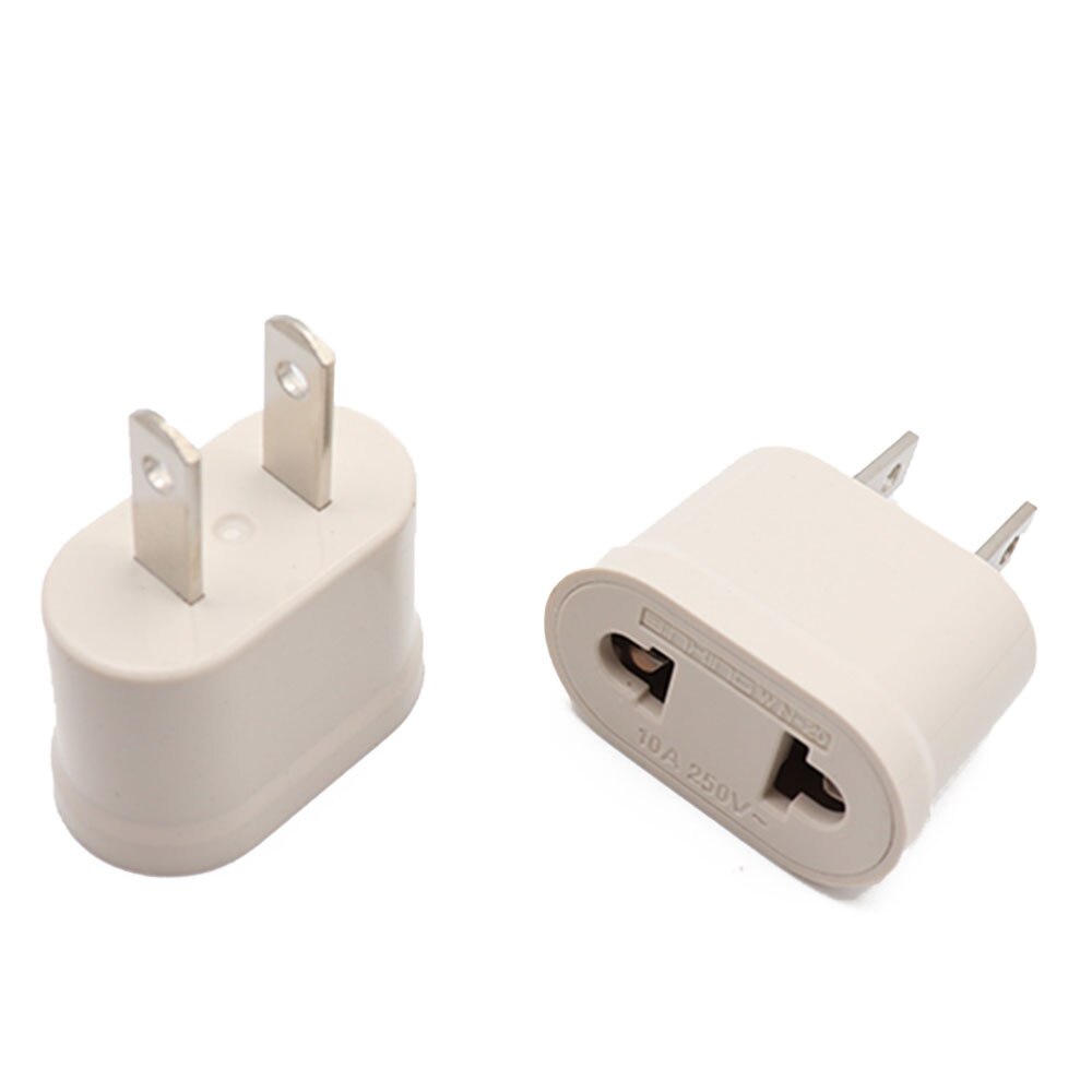 4.8mm US USA EU EURO Europe Travel Power Schuko Plug Adapter Charger Converter USA converter AC Outlet Electrical Socket