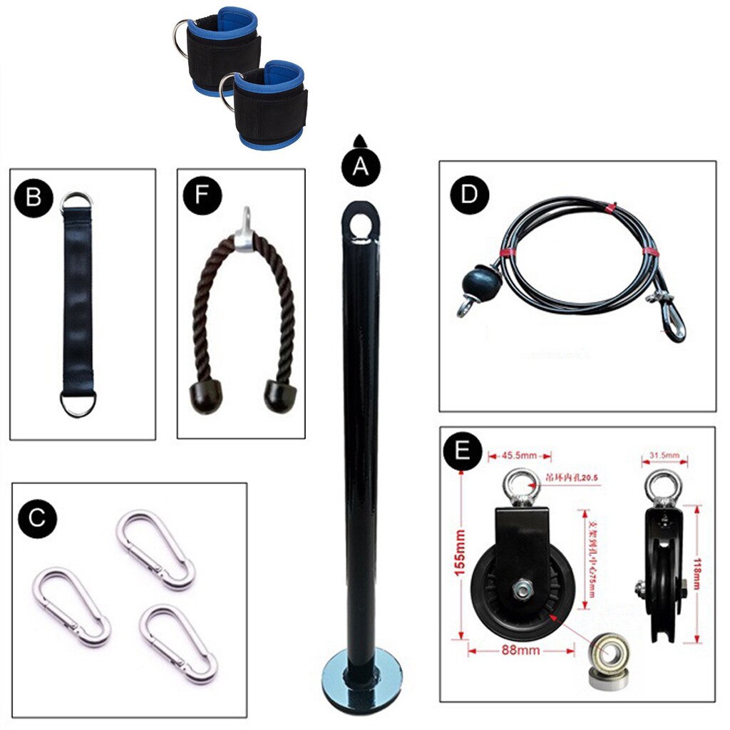 40# 10pc Indoor And Outdoor Lifting Forearm Arm Strength Fitness Equipment Biceps Triceps Hand Strength Trainning Gym Workout