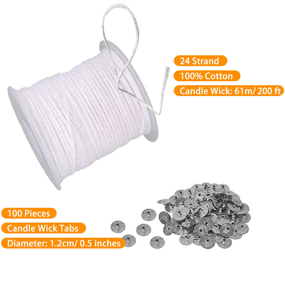 Candle Making Starter Kit Supplies Including Candle Make Pouring Pot Sticker Candle Wick Holder DIY Craft Tools for Adults: Light Grey