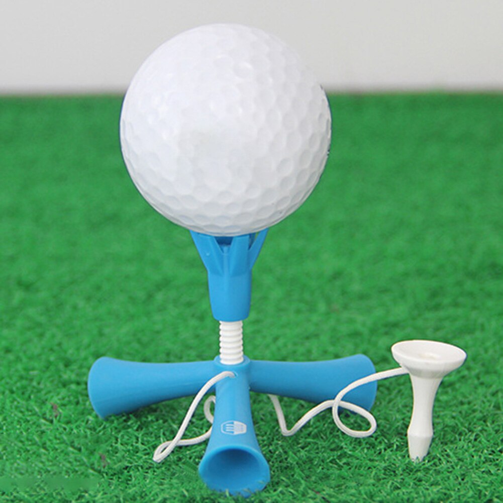 Té de Golf de Golf Golf Triangle Té de Fourche Réglable Télescopique Té de Golf Ballon D'entraînement Té de Golf Porte-Balle Tees De Golf En Plein Air Té