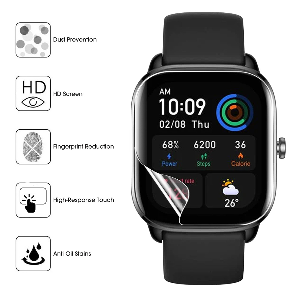 Für Amazfit GTS 3 GTS 2 GTS 4 Mini Weiche Bildschirm Schutz Smartwatch Anti-kratzen TPU Film Für Huami Amazfit GTS 3 GTS4 4 Mini Film