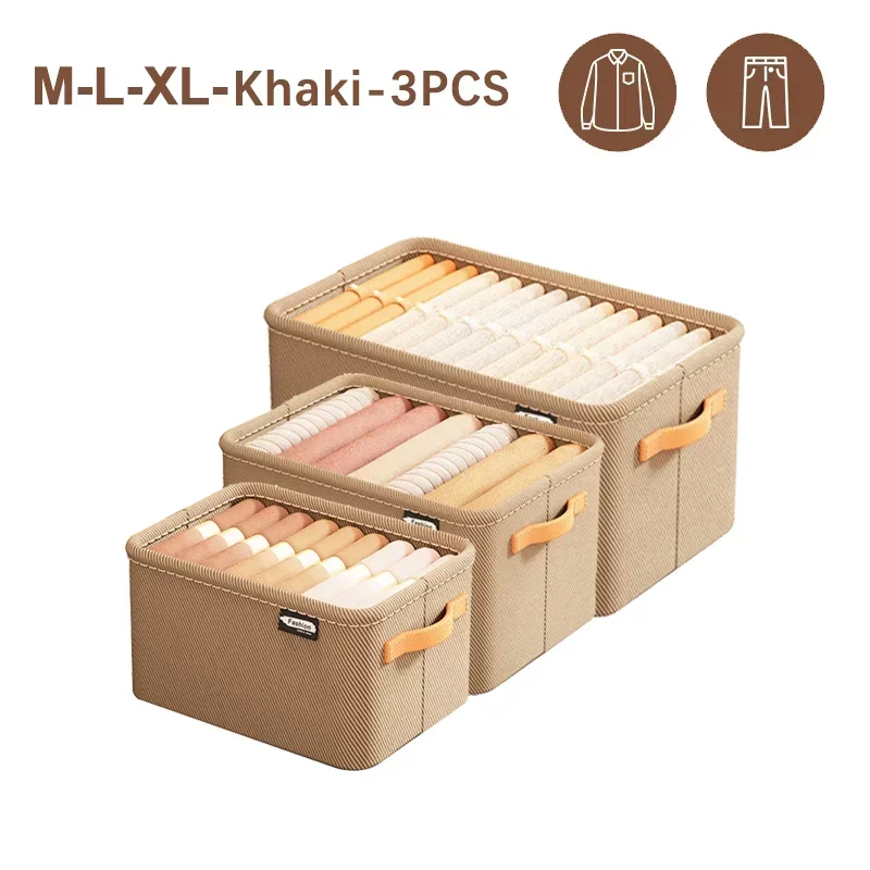 Organisateur de placard, organisateurs de tiroirs, boîte de rangement pour pantalons en jean, organisateur de vêtements de garde-robe, organisateur de tiroirs pour chaussettes et T-Shirt: Violet