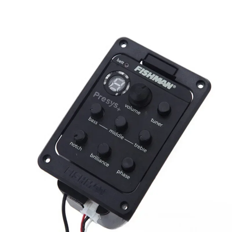 301 Band Akoestische Gitaar Pickup met Tuner Mic Blend Voorversterker EQ Tuner Beat Board Met Zachte Piezo 201