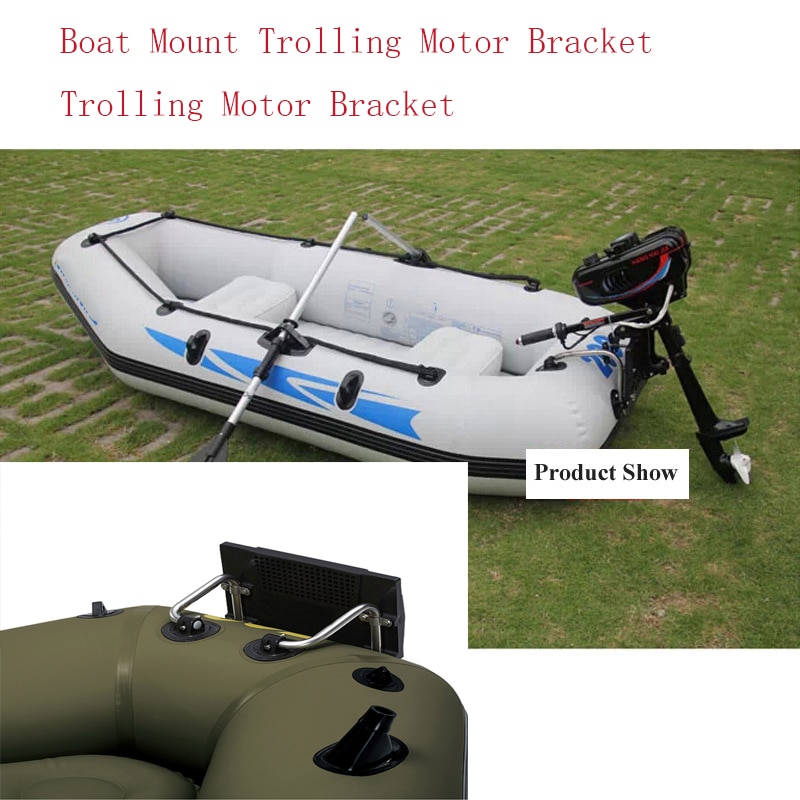 Boat Mount Trolling Motor Bracket Outboard Motor Bracket Install Plate With Arms For Kayak Board