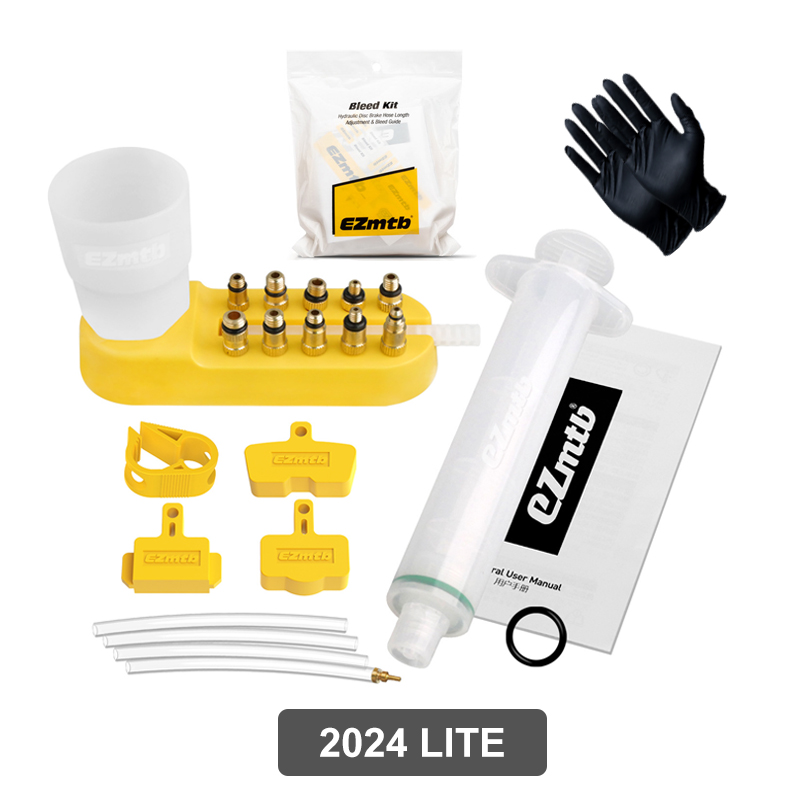 EZMTB Universal Bicycle Hydraulic Disc Brake Bleed Kit for shimano&magura&hayes&formula&sram&avid&giant&nutt brake: Brown