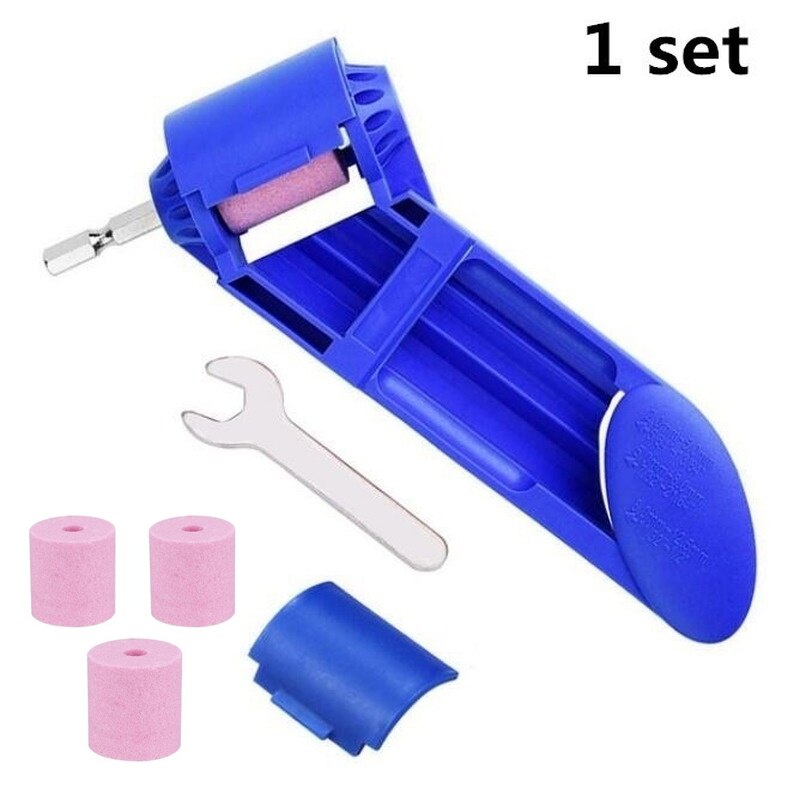 1 set bärbara borrslipverktyg korundslipskiva borrslipare titanborr borrmotordrivna verktygsdelar metall: Paket 5
