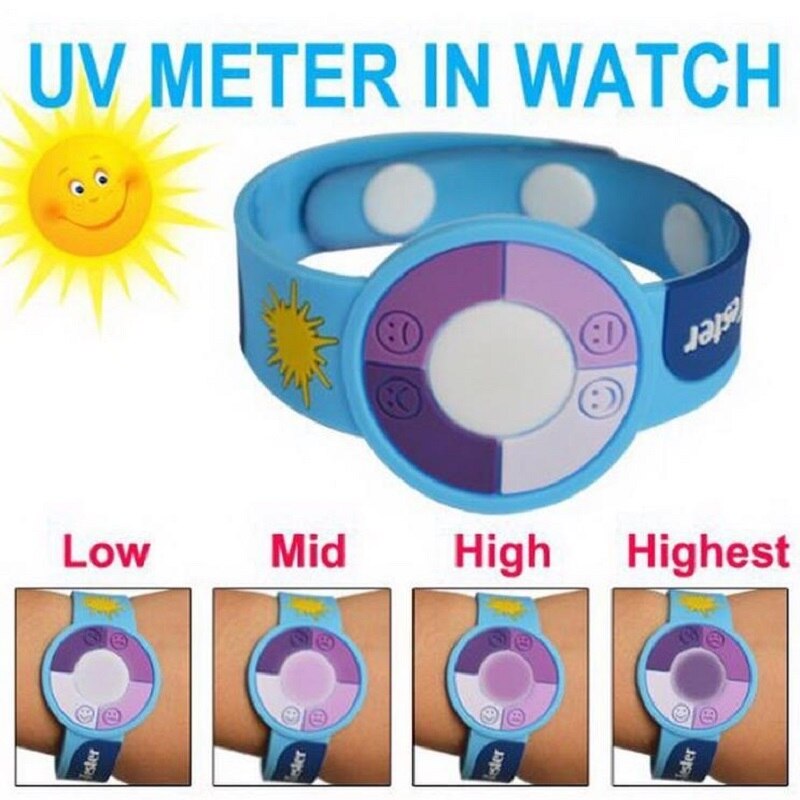 3 Stks/partij Test Ultraviolet Intensiteit Horloge Pvc Armband Test Solar Uv Tester Solar Monitor Tester Uv Monitor Zonnescherm Producten