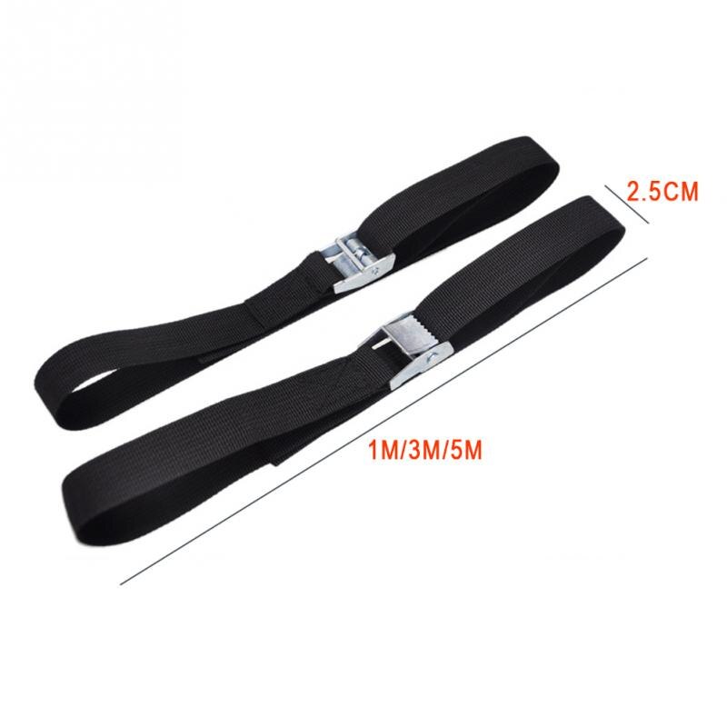 2pcs Car Cargo Fastener Truck Ratchet Belt Heavy Duty Multifunctional With Buckle Bike Zinc Alloy Lashing Tie Down Strap Strong