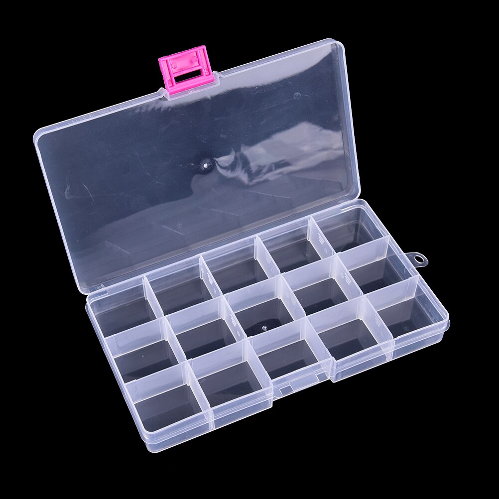 Visgerei Doos Aas Lokken Haken Box Bait Storage Case 15 Compartiment Fishing Tackle Tool Sorteren Box