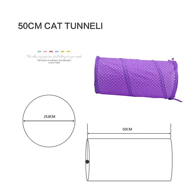 Collapsible Polyester Cats Tunnel Play Toy for Hiding Resting Confidence Booster Health Enhancer SAL99