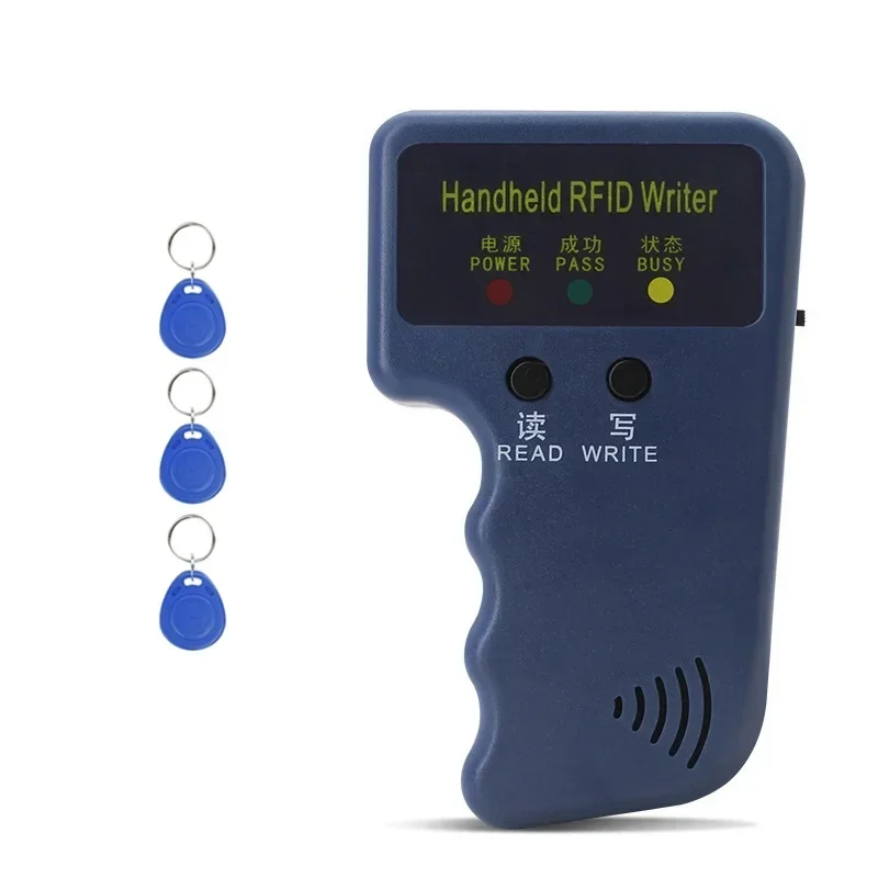 Handheld Flipper Nul Duplicator Kaartlezer 125 KHz EM4100 Video Programmeur Schrijver Herhaalde Veeg T5577 Handheld RFID Schrijver: Oranje