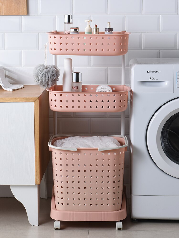Dirty laundry basket laundry bucket dirty clothes storage basket household clothes storage basket rack bathroom frame clothes ba