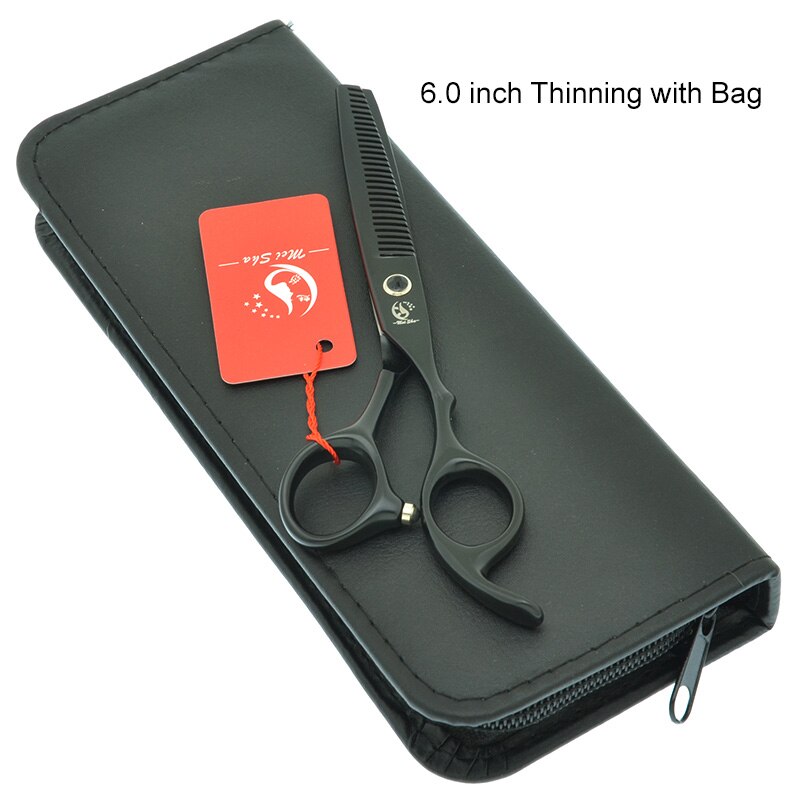 Ciseaux professionnels pour animaux de compagnie, 6.0 pouces, , pour toilettage de chien, coupe de poils d'animaux, ciseaux amincissants, accessoires pour chiens, A0076A: A0077A-06-60