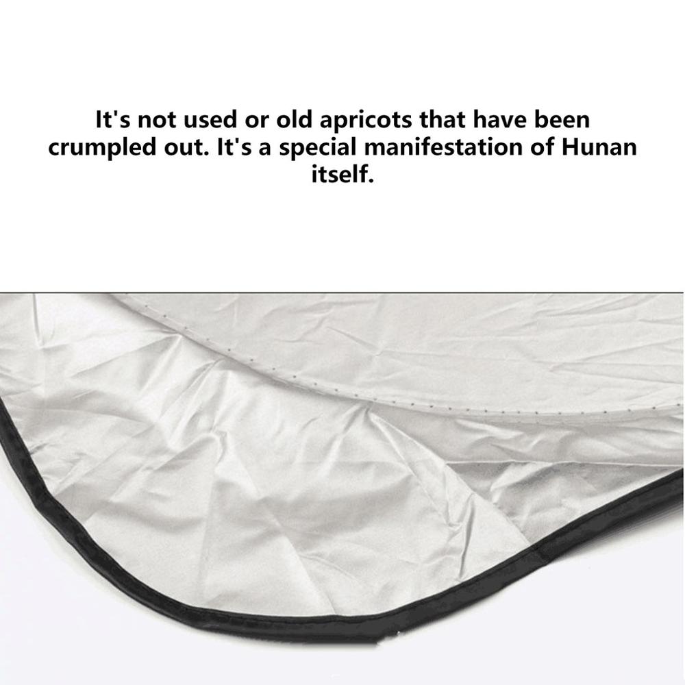 Bil solskydd främre fil anti-sol värmeisolering solskydd silverduk dubbelring solskydd 150*70cm