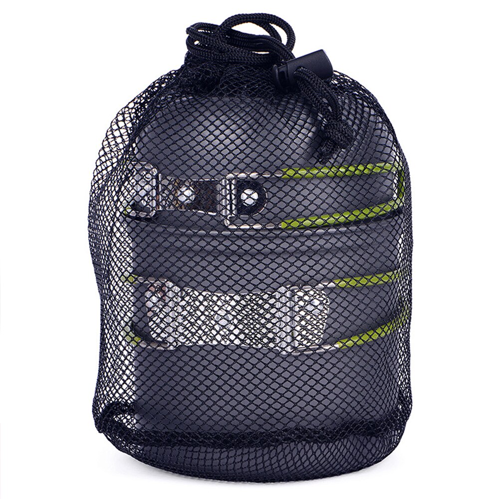 Aluminum Alloy Outdoor Tableware Foldable Camping Cookware Set with Pot Pan for Hiking Picnic Backpacking 1-2 persons Utensils