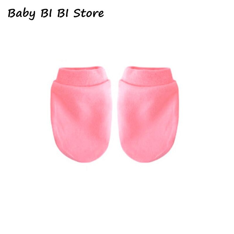 1 Pair Cotton Blended Baby Gloves Scratch Face Protection Glove Soft Newborn Infants Shower Girls Boys