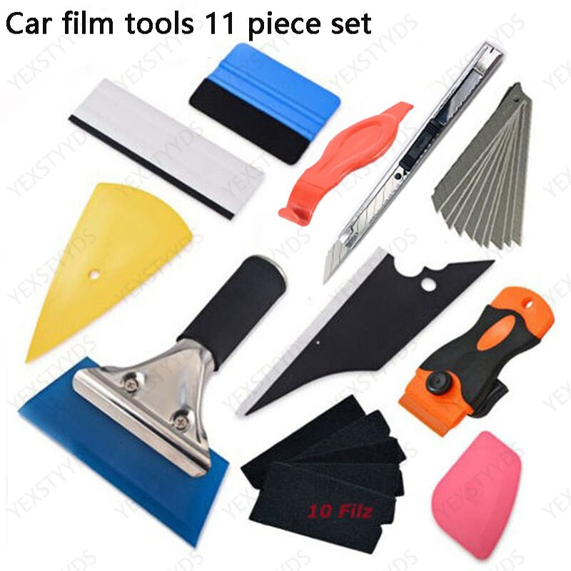 Car tool packaging film sticker packaging tool car window film scraper scraper scraper auxiliary tool car window tinting: Orange