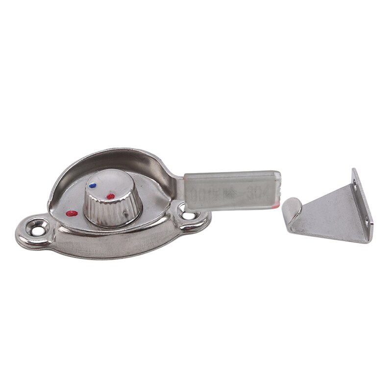Stainless Steel Crescent Lock Half Moon Lock Safety Security Sash Window Lock Sliding Household Tool Accessory: as picture3