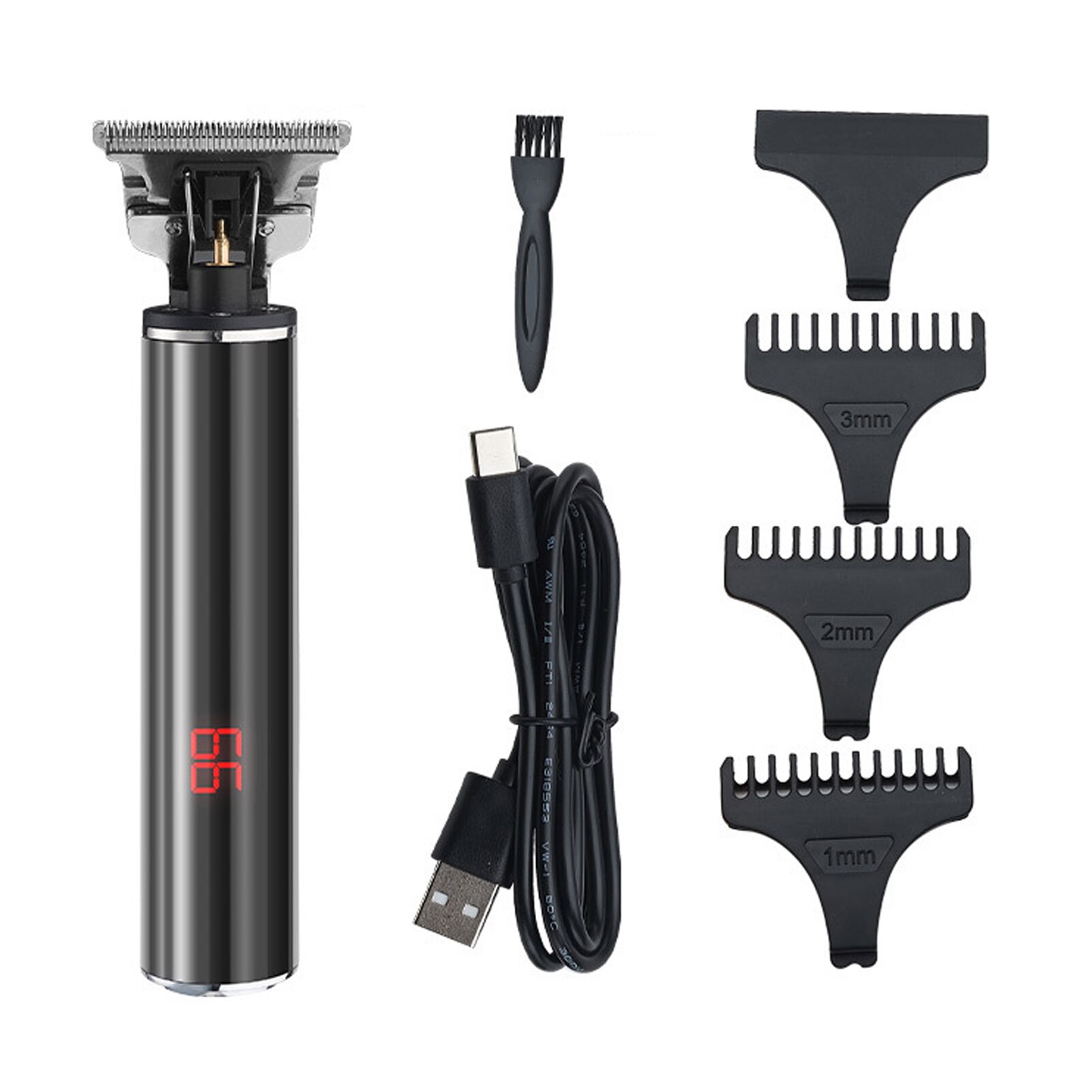 LCD Digital Display Electric Hairdresser Electric Propulsion Electric Hair Cutting Hair Trimmer Rechargeable Hairdresser
