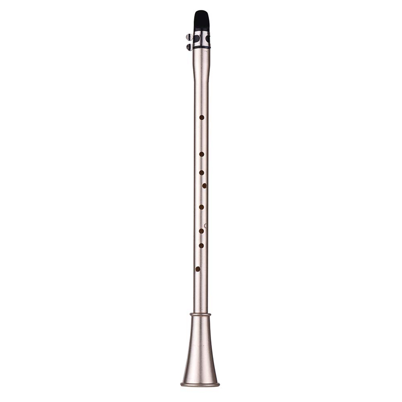 Mini Simple Clarinet Sax Compact Clarinet-Saxophone ABS Material Musical Wind Instrument for Beginners with Carry Bag