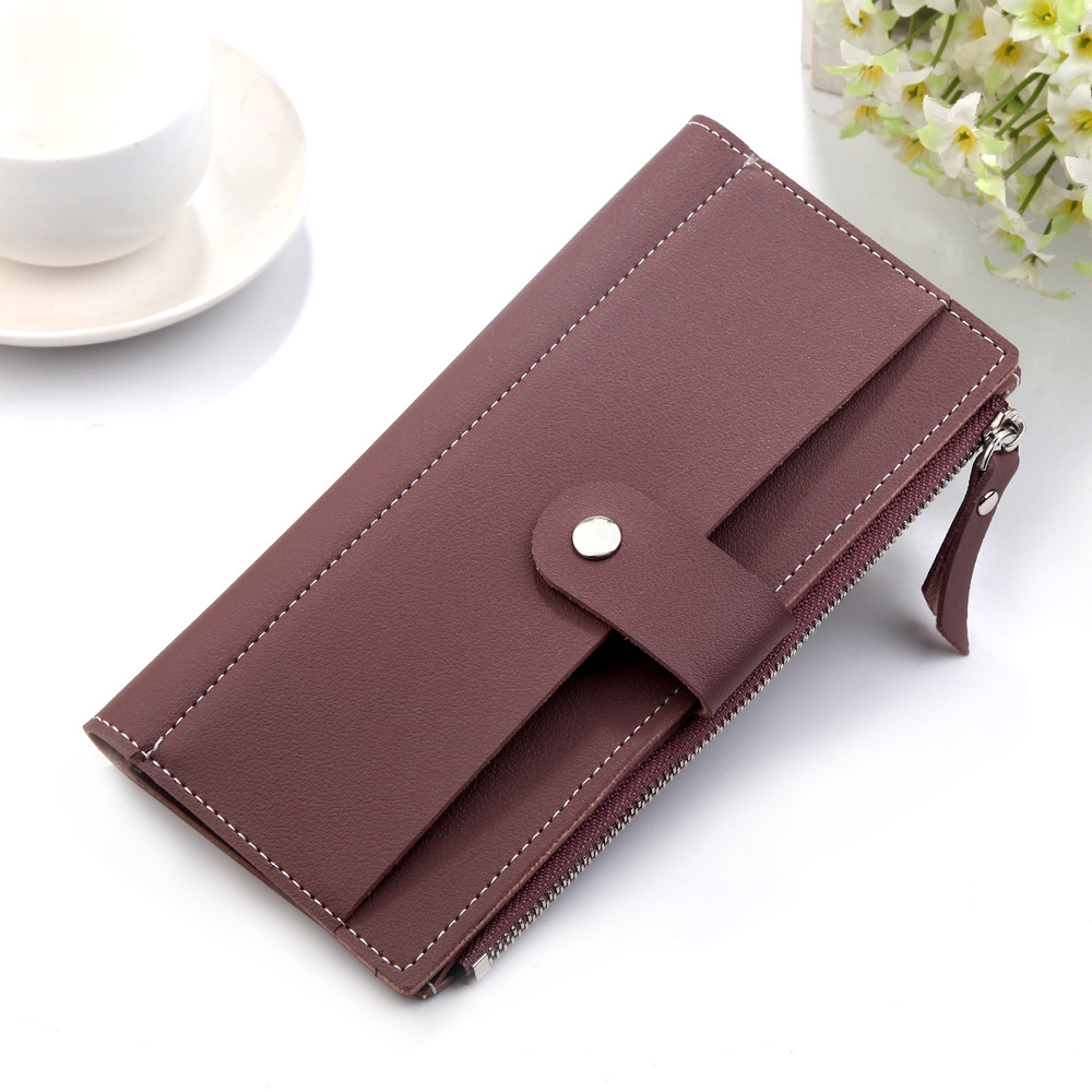 Women's wallet ladies wallet long Female Hasp & zipper PU Leather Purses portfel damski porte feuille femme carteras para mujer