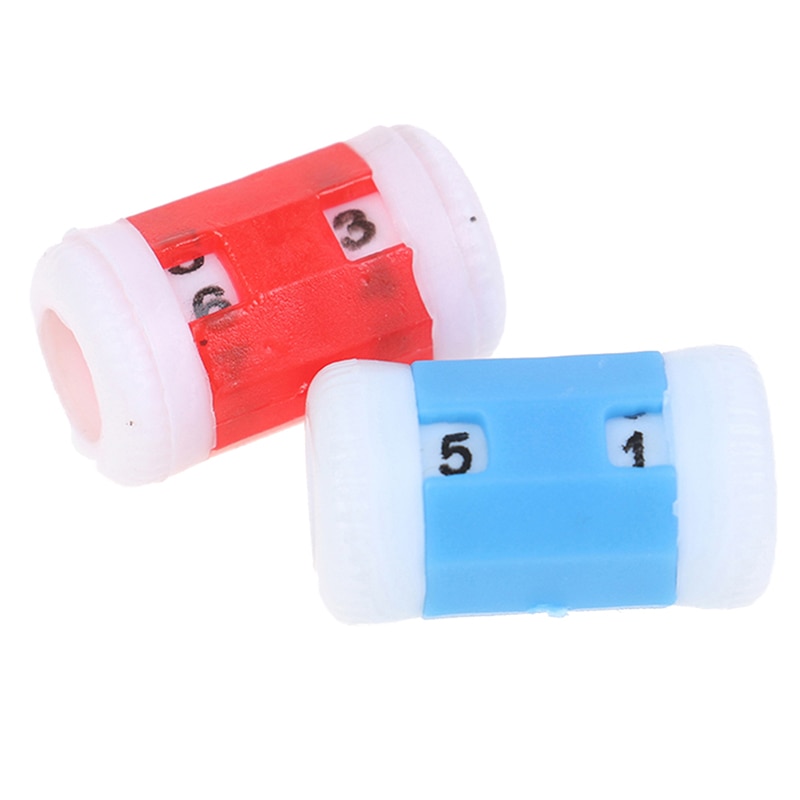 1/2 pièces en plastique Crochet aiguilles à tricoter rangée compteur Knitter aiguille point compte outils de couture accessoire