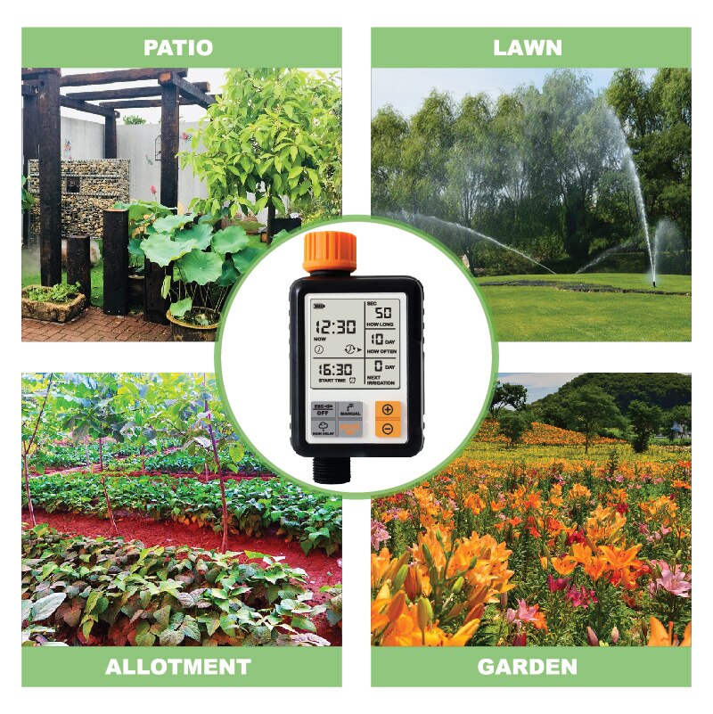 Automatic Drip Irrigation System Garden Irrigation Systems Watering Kits with Adjustable Dripper