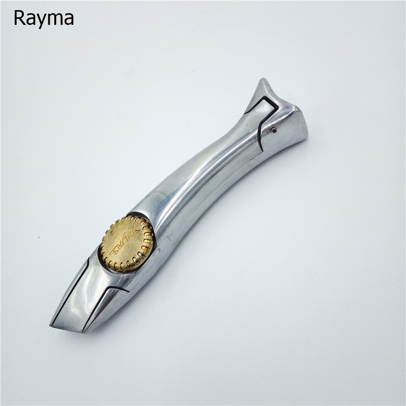 Rayma Dolphin shape PVC floor cutter knife,Zinc-aluminum alloy handle roll floor cutter,carpet handle cutter with 2 pcs blade