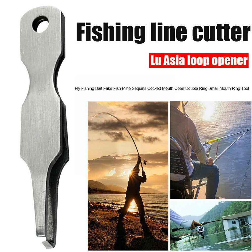 1pc fiskesnøre pincet skære tang lokker ring åbner krog line fiske tang multifunktions fiskegrej tilbehør værktøj