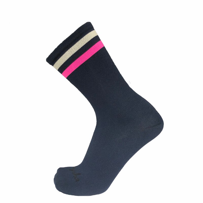 3 Style Professional Brand Cycling Socks Men Women Breathable Road bike Socks Professional competition Compression Socks Running: tw ra Navy pink