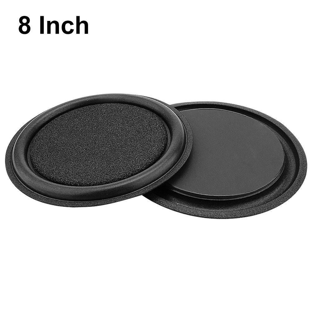 Aiyima 2 stuks 5 6 8 inch woofer luidspreker passieve radiator spons rand membraan hulpstuk versterken bas trillingen membraan: 8 inch