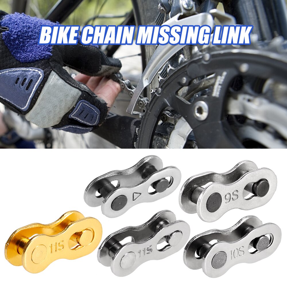 1 / 5 Paar Bike Chain Link Fietsketting Reparatie Tool Fiets Missing Link Bike Chain Connector 6-8S / 9S / 10S / 11S Reparatie Tools