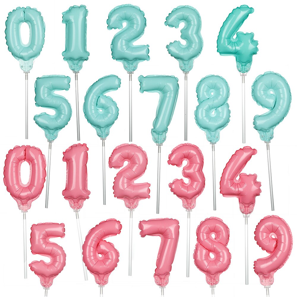 Happy Birthday Ballonnen Baby Shower Taart Decoraties Kerst 6Inch Alfabet Folie Brief Ballon