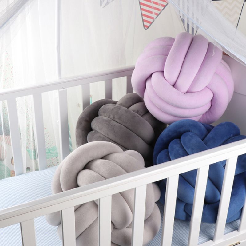 Zachte Knoop Bal Kussens Bed Gevulde Kussen Home Decor Kussen Bal Pluche Gooi