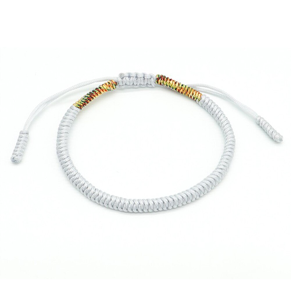 Pulsera budista hecha a mano de la suerte con lazo, el mejor tibetano, joyería para mujer, , 1 unidad, pulsera de hilo rojo de