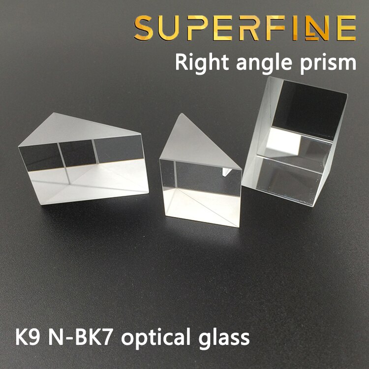 Superfine 40x40x40mm K9 Optical Glass Right Angle Vicedeal