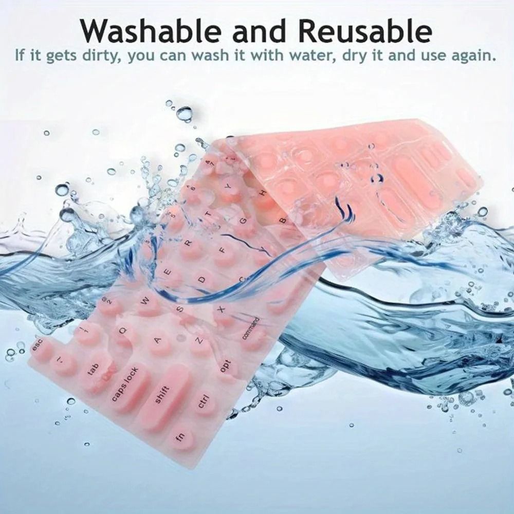 Non-slip Silicone Laptop Keyboard Film Easy Typing Convenient Keyboard Membrane Press Protects Manicure Keys Keycaps Nail Art