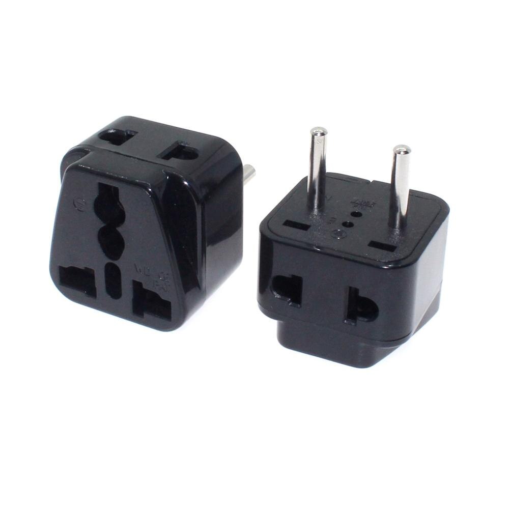 International EU European Plug Power Adapter US American AU UK To EU Euro Travel Adapter Electrical Plug Converter Socket