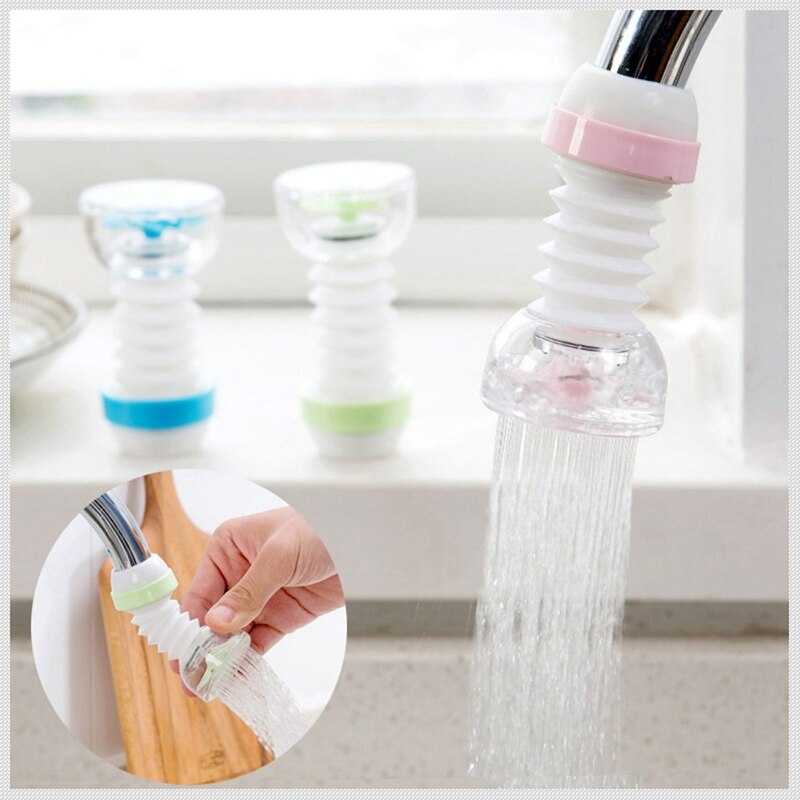 Waterkraan sproeier sproeier waterbesparende keukenaccessoires flexibele gootsteenkraanbevestiging verstelbare adapter sproeikop